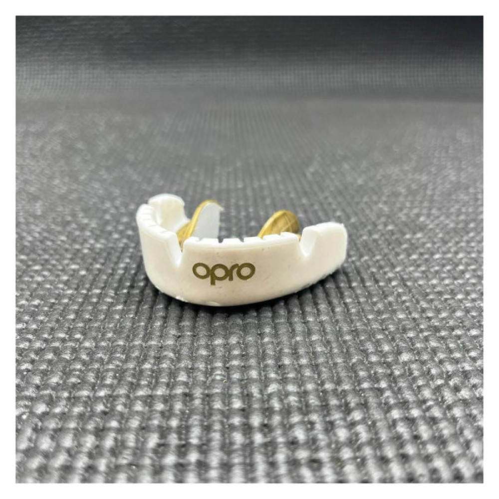 Капа Opro Gold Braces під брекети White/Gold (102506004) (Gold_Braces_Wh/Gold)