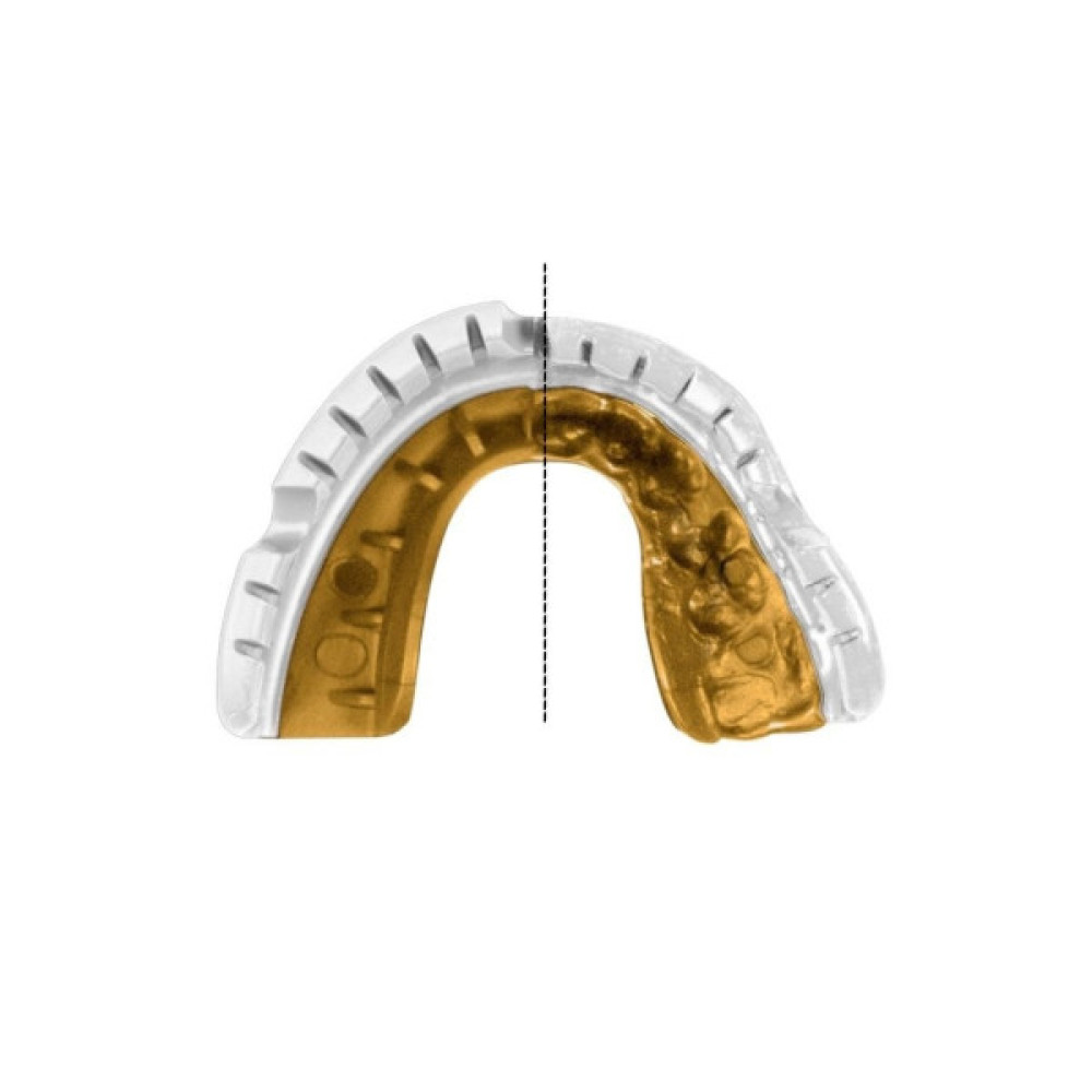 Капа Opro Gold Braces під брекети White/Gold (102506004) (Gold_Braces_Wh/Gold)