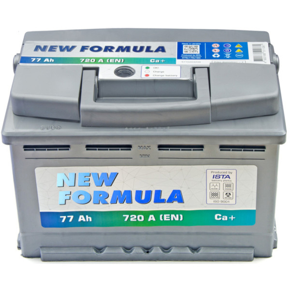 Акумулятор автомобільний NEW FORMULA 77Ah Ев (-/+) 720EN (5772204209)