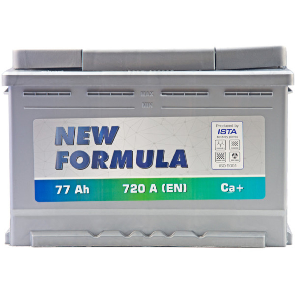 Акумулятор автомобільний NEW FORMULA 77Ah Ев (-/+) 720EN (5772204209)