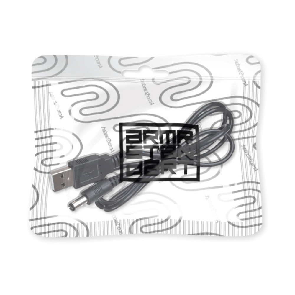 Кабель живлення USB to DC 5.5x2.1mm 5V 1.0m Armorstandart (ARM79303)