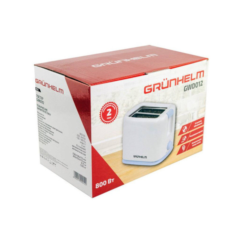 Тостер Grunhelm GWD012