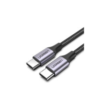 Дата кабель USB-C to USB-C 2.0m 60W 3A PD3.0/QC4.0 480Mbps aluminum braid Ugreen (50152)