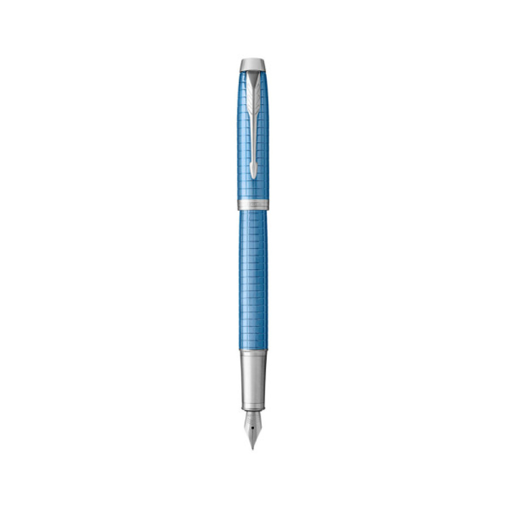 Ручка пір'яна Parker IM 17 Premium Blue CT  FP F (24 411)