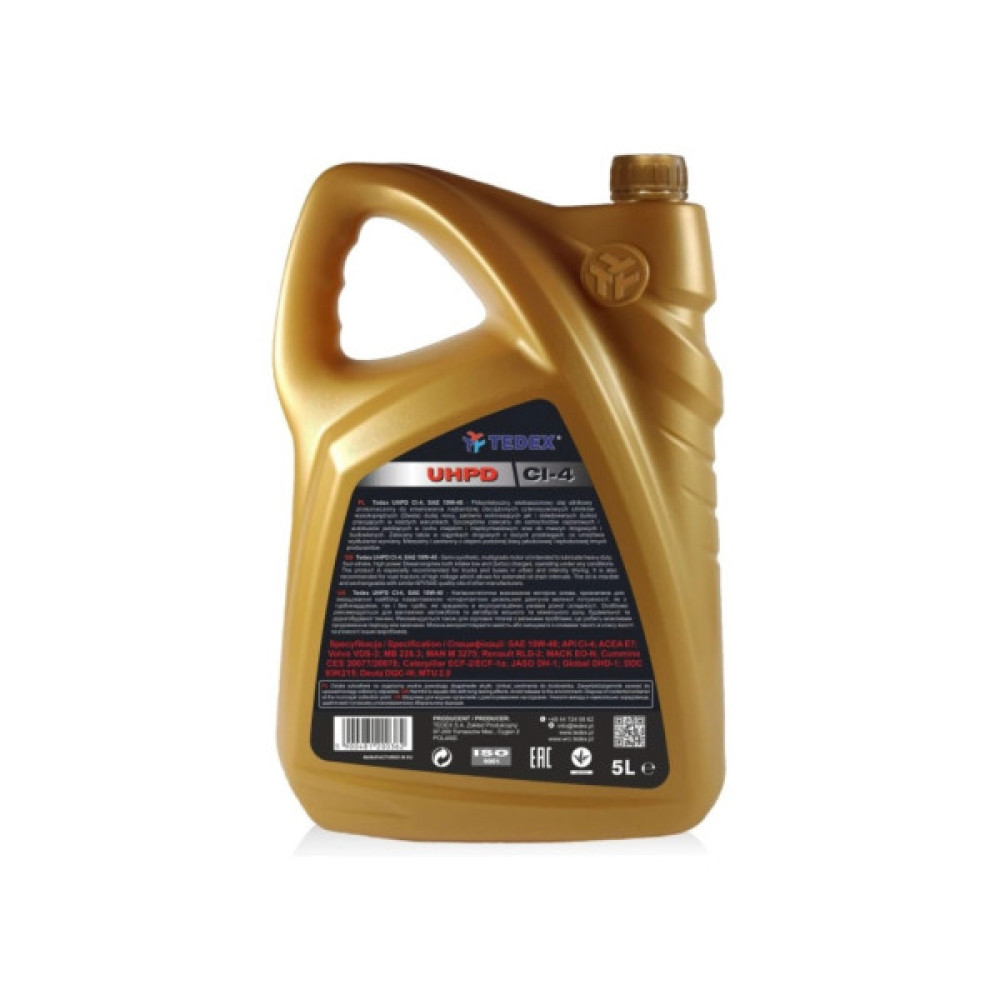Моторна олива TEDEX UHPD MOTOR OIL CI-4 10W40 - 5л
