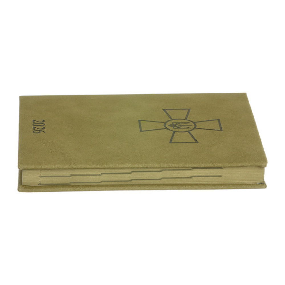 Тижневик Buromax датований 2026 FORCES, А5 світло-коричневий (BM.21130-18)