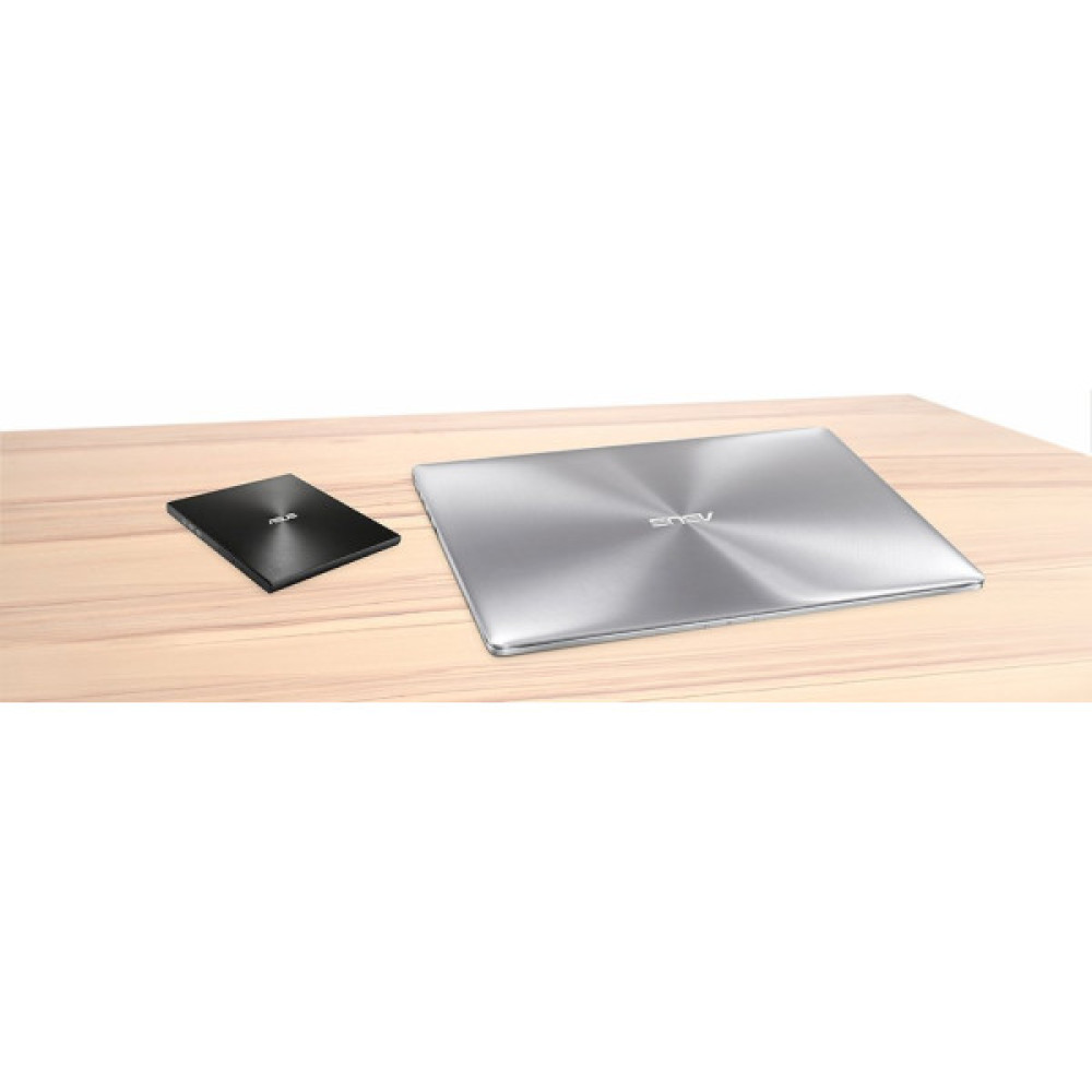 Привід оптичний портативний ASUS ZenDrive SDRW-08U7M-U DVD+-R/RW burner M-DISC USB2.0 чорний Retail Box Slim