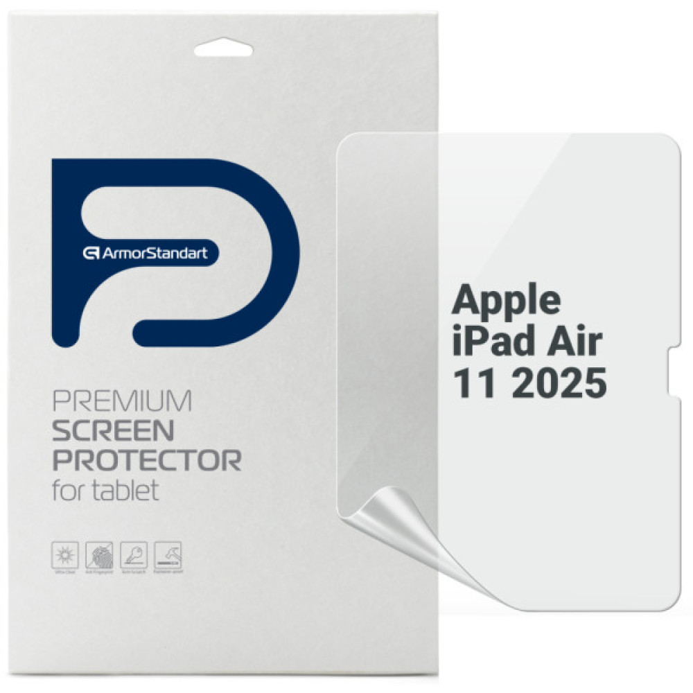 Плівка захисна Armorstandart Matte Apple iPad Air 11 2025 (ARM84496) Плівка захисна Armorstandart Matte Apple iPad Air 11 2025 (ARM84496)