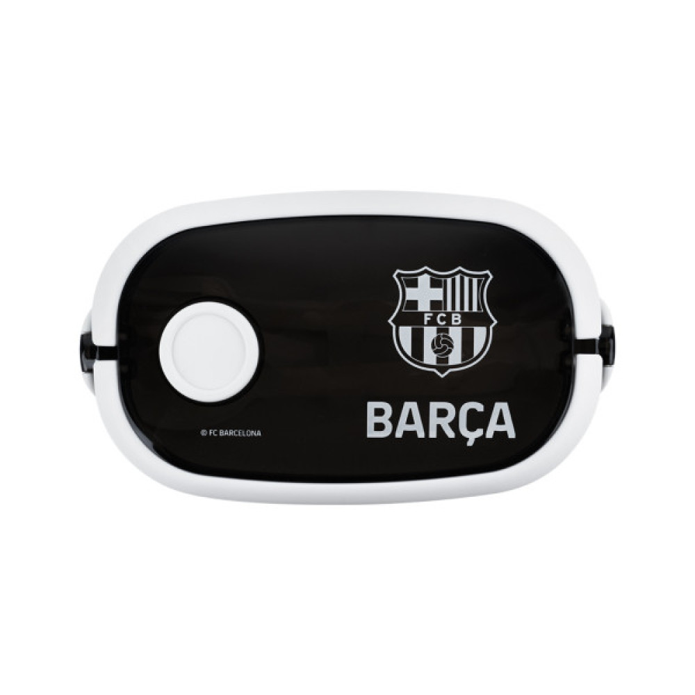 Ланч-бокс дитячий Kite FC Barcelona, 900 мл, чорний (BC25-1180)