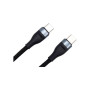 Дата кабель USB-C to USB-C 0.25m black Dengos (NTK-TC-TC-SHRT-BLACK) Дата кабель USB-C to USB-C 0.25m black Dengos (NTK-TC-TC-SHRT-BLACK)