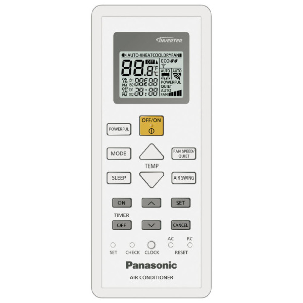 Кондиціонер Panasonic Super Compact BZ 25м2 інвертор 9000BTU 2.5кВт A++/A+ -15°С R32 білий
