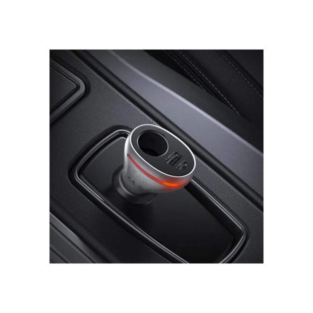 Зарядний пристрій Ugreen USBC PD20W + USB QC3.0 silver (60712)