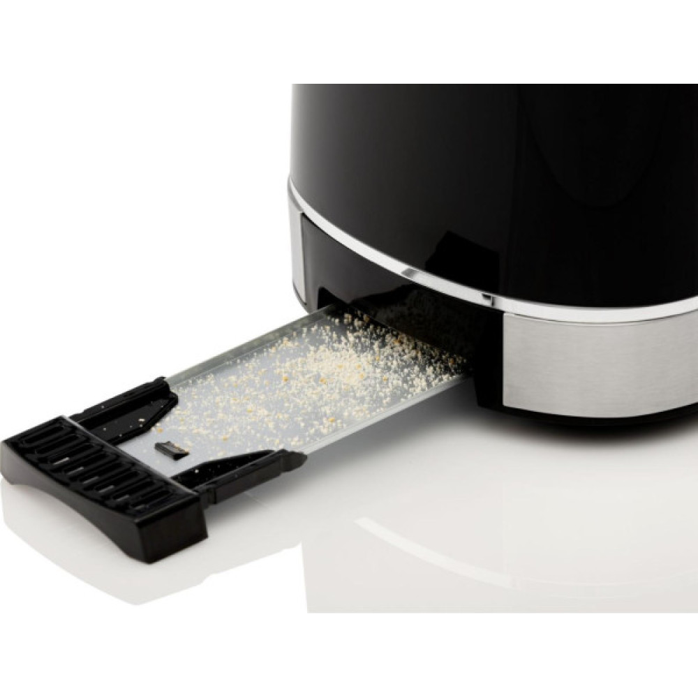 Тостер Gorenje 850Вт, підігрів, розморожування, пластик, чорний