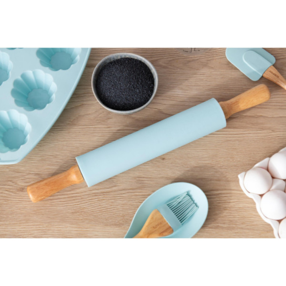 Качалка ARDESTO Tasty baking 43,5 см Silicon/Wood Tiffany Blue (AR2323T)