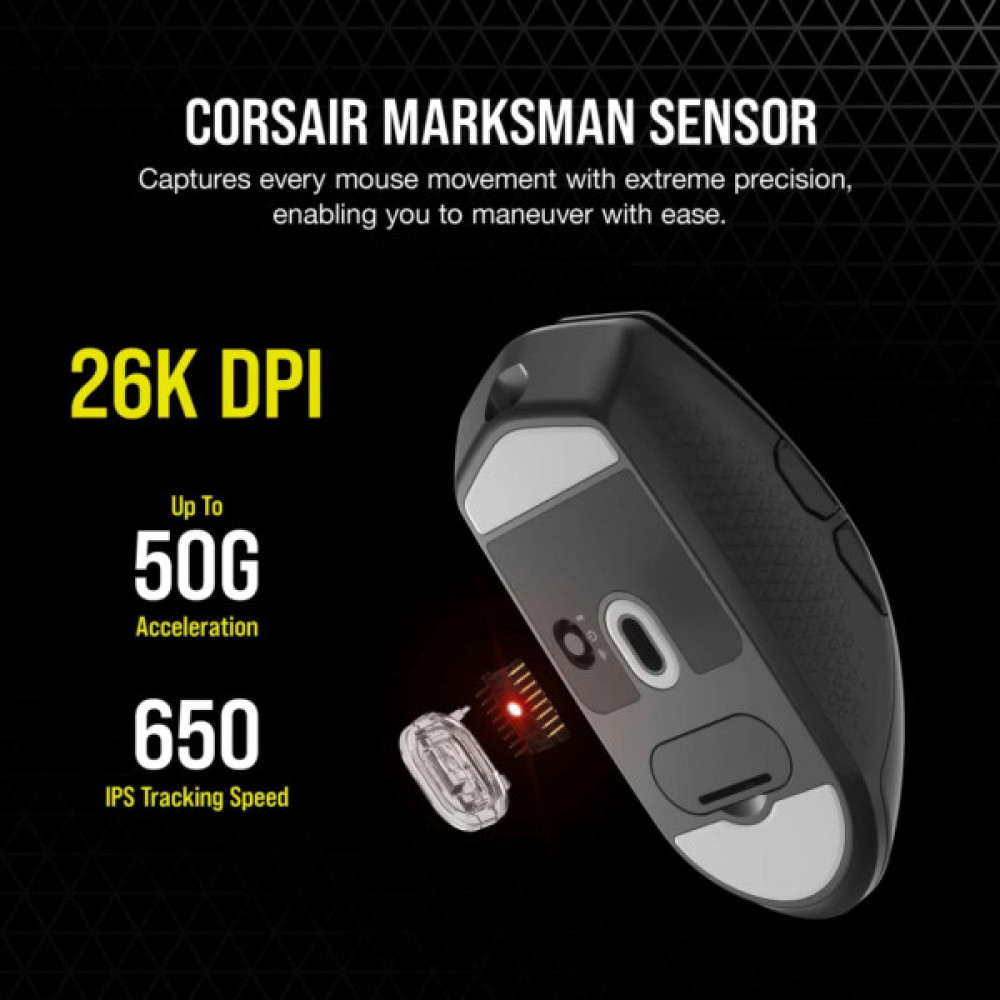 Мишка Corsair Katar Elite Wireless Black (CH-931C111-EU)