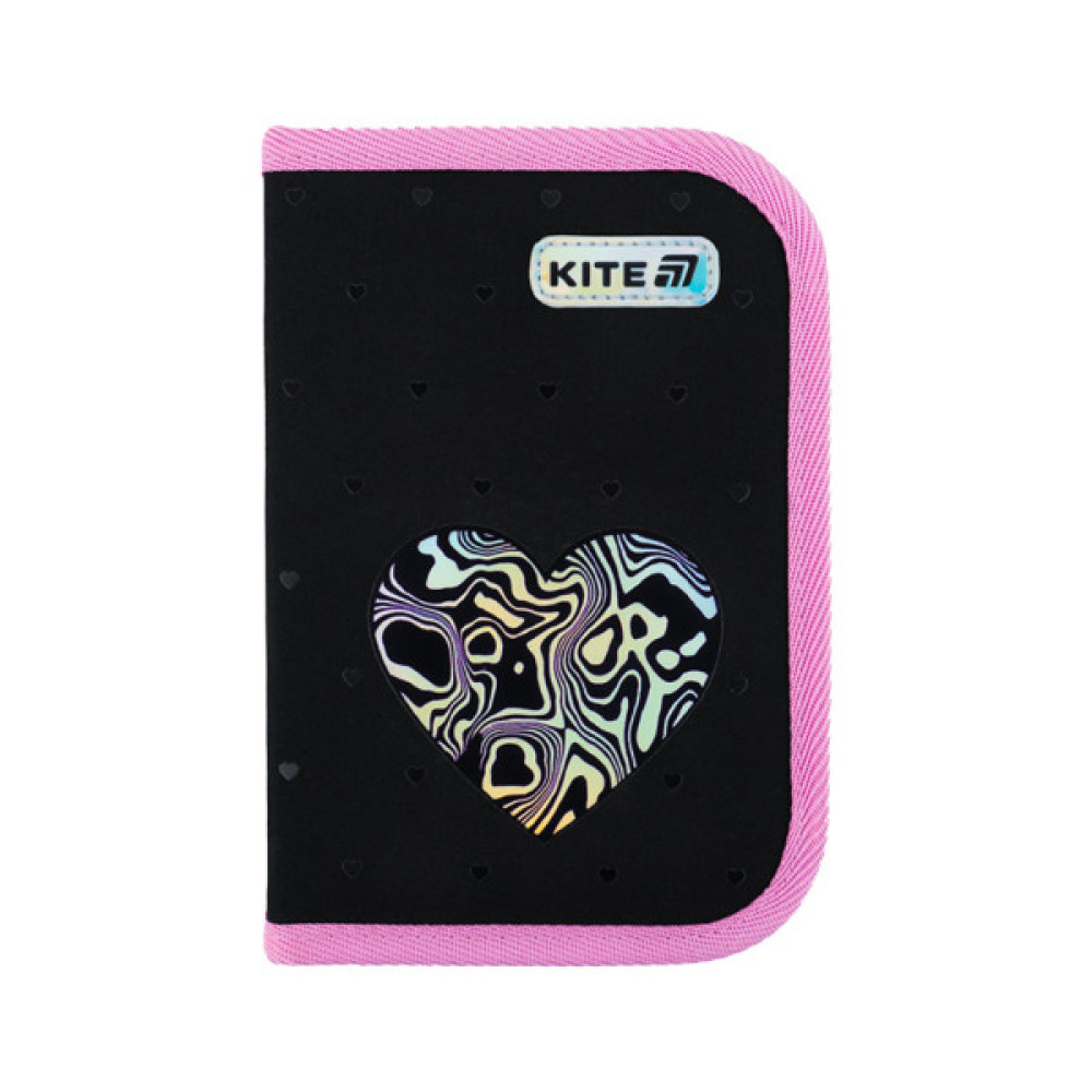 Пенал Kite Love is 622, з наповненням, 1 відділення, 2 відвороти (K25-622H-3)