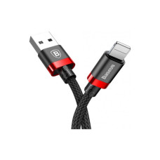 Дата кабель USB 2.0 AM to Lightning 1.0m Cafule Black-Red Baseus (CALKLF-B19) Дата кабель USB 2.0 AM to Lightning 1.0m Cafule Black-Red Baseus (CALKLF-B19)