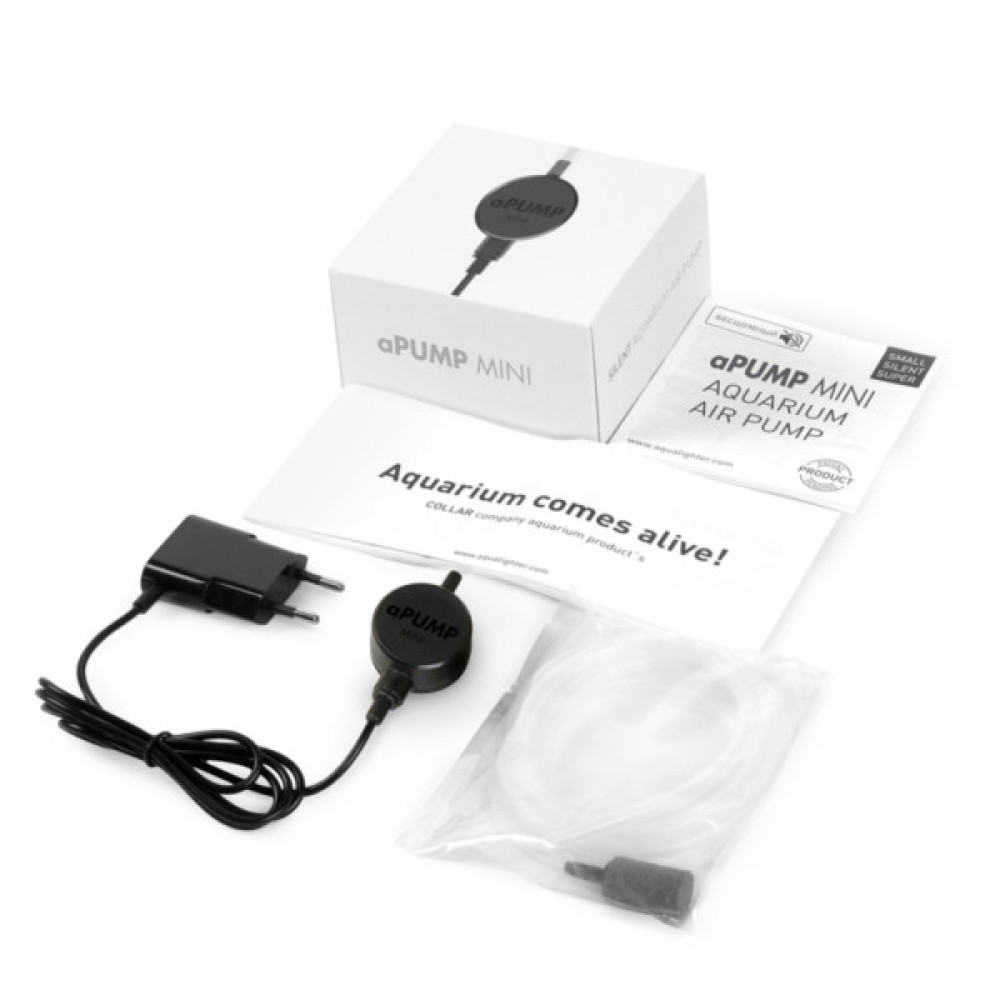 Компресор для акваріума Aqualighter aPUMP Mini безшумний до 40 л (7917)