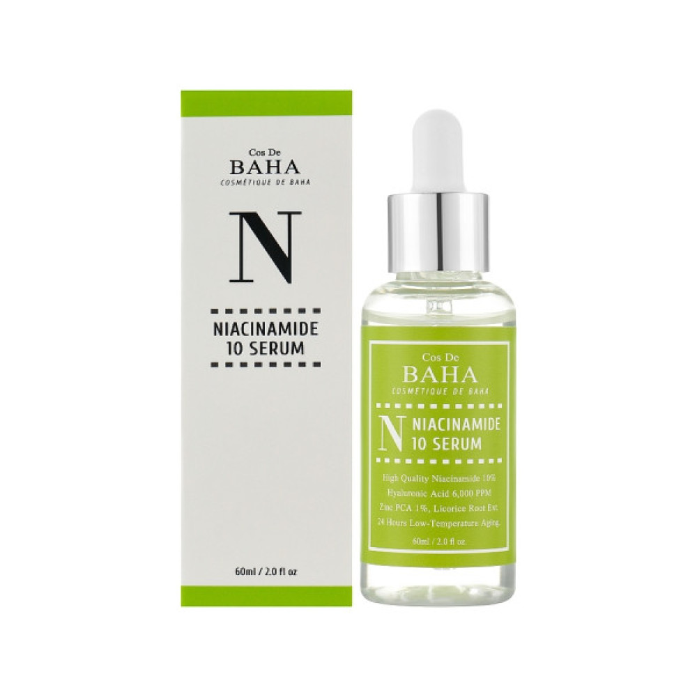 Сироватка для обличчя Cos De BAHA Niacinamide Serum with Zinc 60 мл (8809240318355)