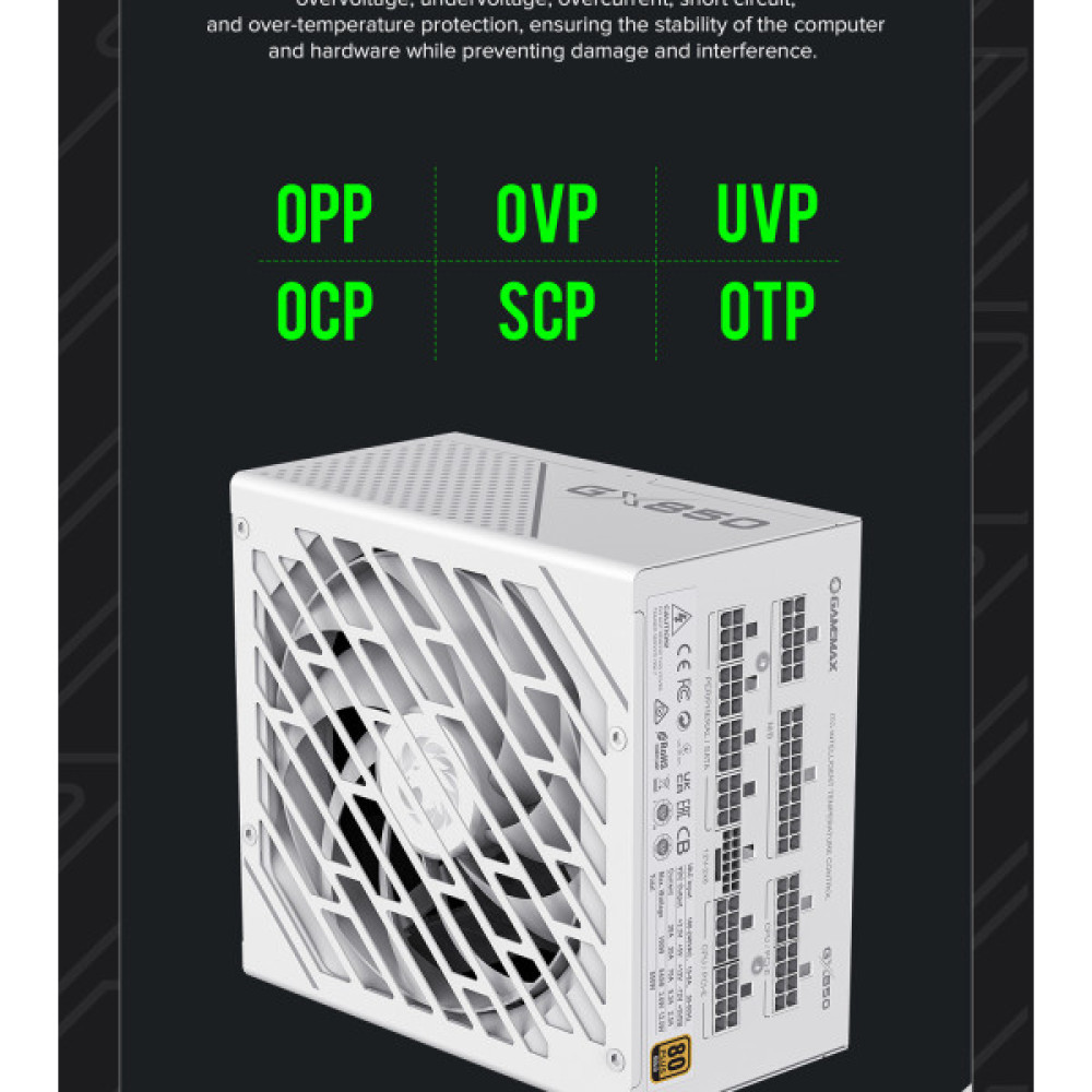 GAMEMAX GX-850 PRO WT(ATX3.1PCIe5.1)