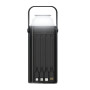 Батарея універсальна XO 30000mAh, PD/20W, QC/22,5W, Lamp, black (XO-PR285)