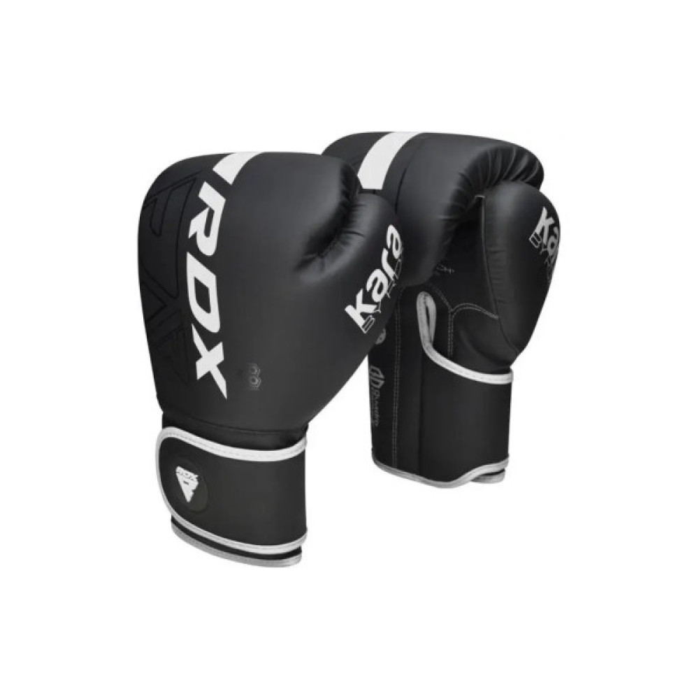 Боксерські рукавички RDX F6 Kara Matte White 12 унцій (BGR-F6MW-12OZ)