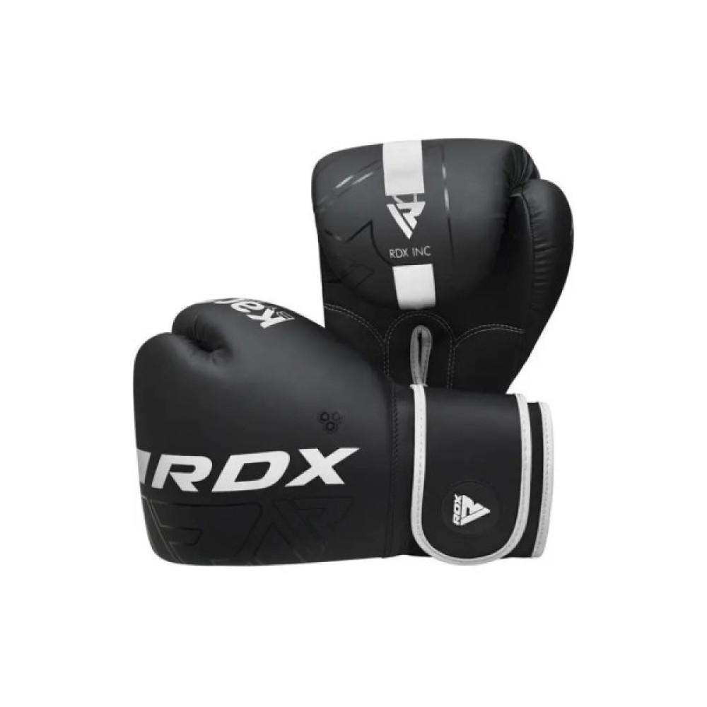 Боксерські рукавички RDX F6 Kara Matte White 12 унцій (BGR-F6MW-12OZ)