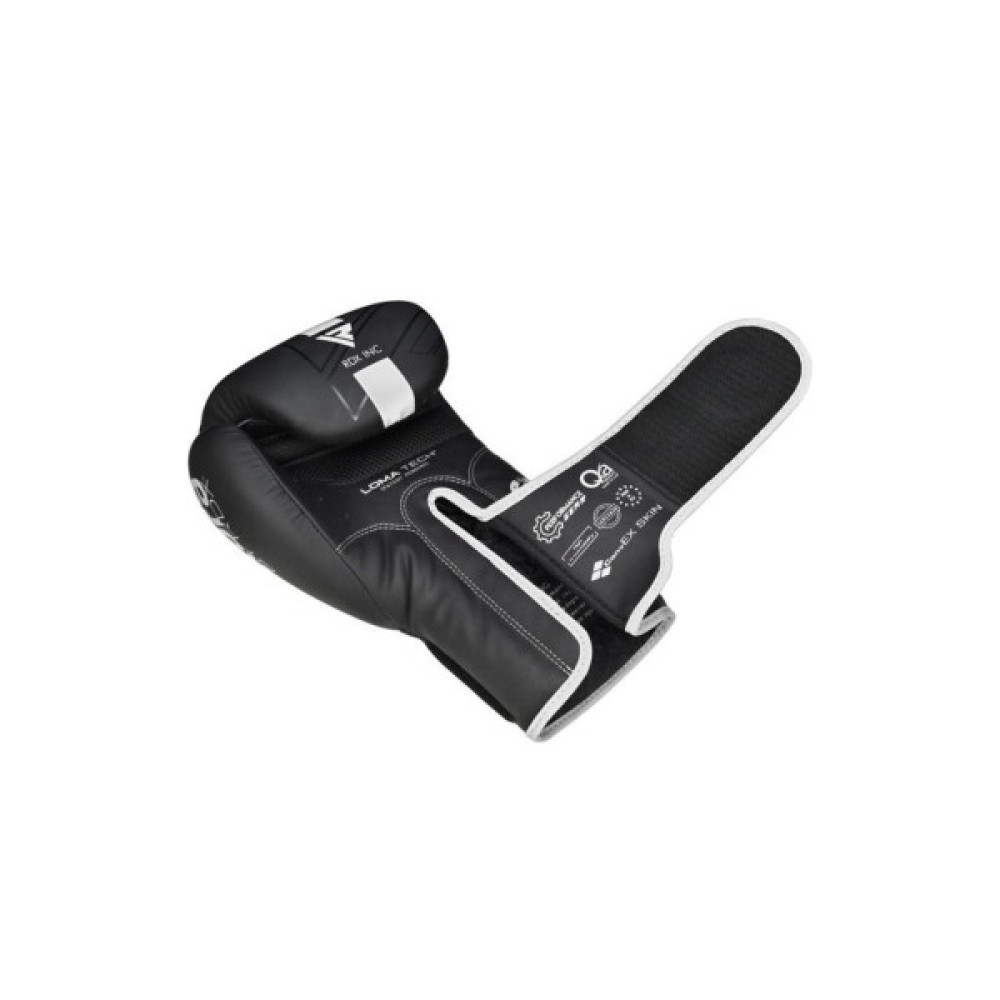 Боксерські рукавички RDX F6 Kara Matte White 8 унцій (BGR-F6MW-8OZ)