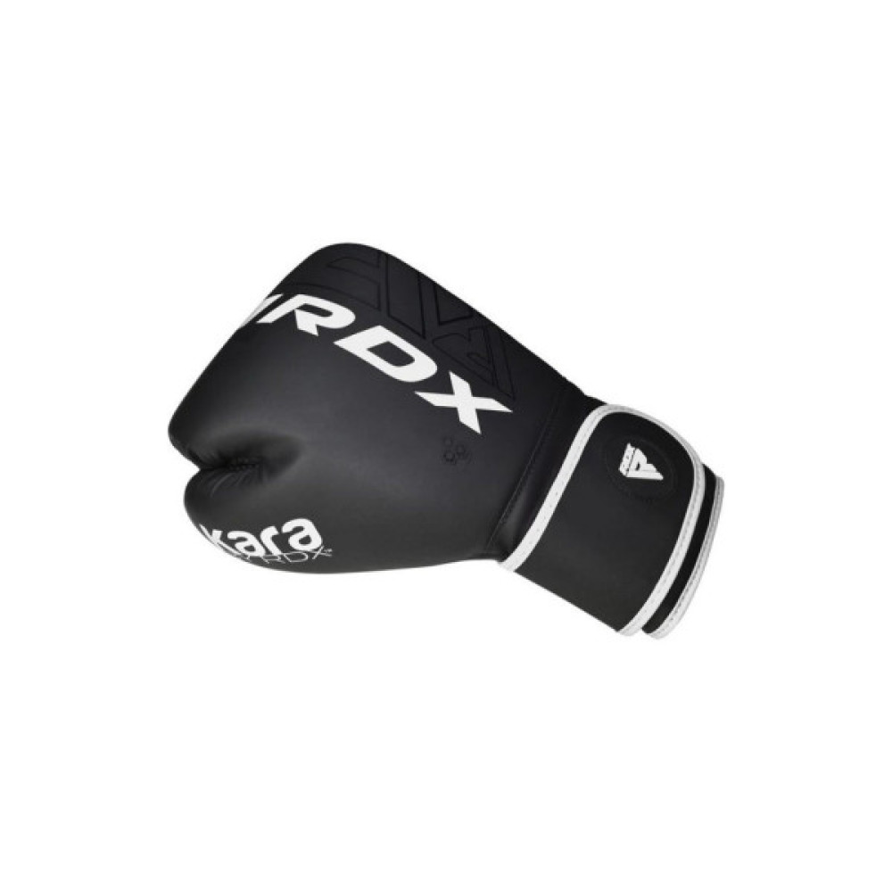 Боксерські рукавички RDX F6 Kara Matte White 8 унцій (BGR-F6MW-8OZ)