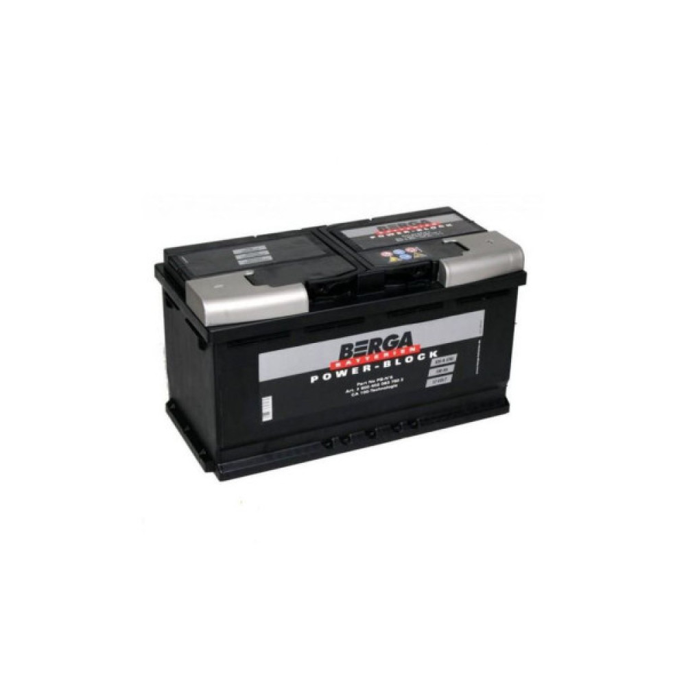 Акумулятор автомобільний Berga Power Block 100А Ев (600402083)
