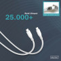Дата кабель USB-C to USB-C 2.0m USB 2.0 60W silicone white Digitus (AK-300341-020-W) Дата кабель USB-C to USB-C 2.0m USB 2.0 60W silicone white Digitus (AK-300341-020-W)