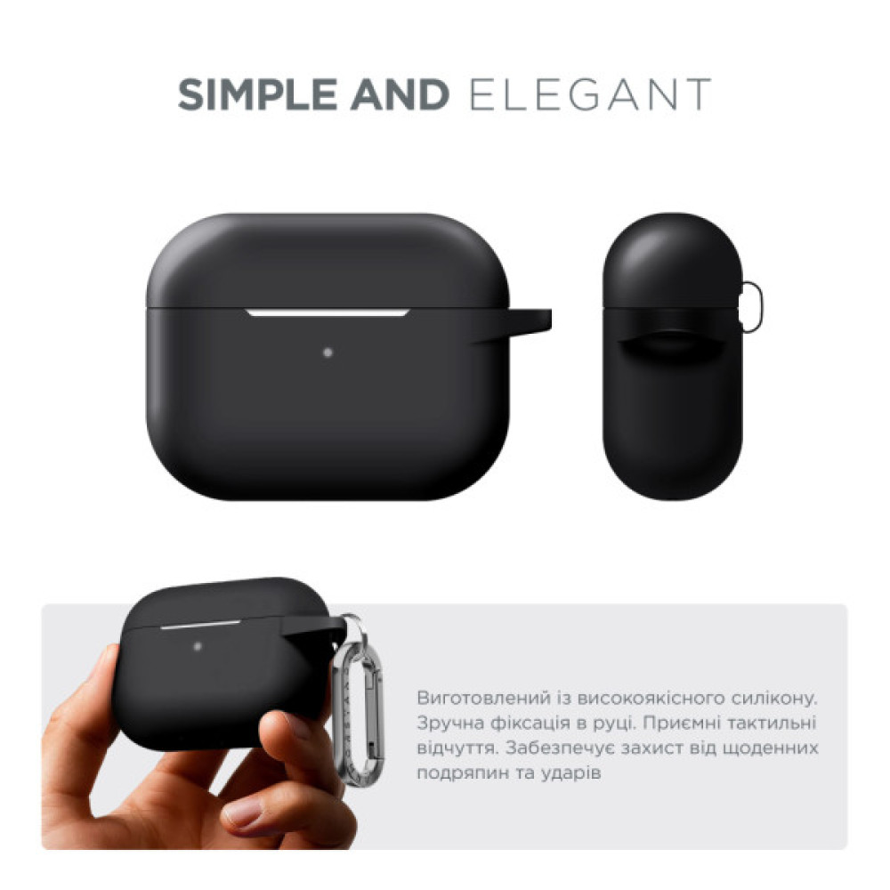 Чохол для навушників Armorstandart Hang Case For Apple Airpods Pro Black (ARM56055)
