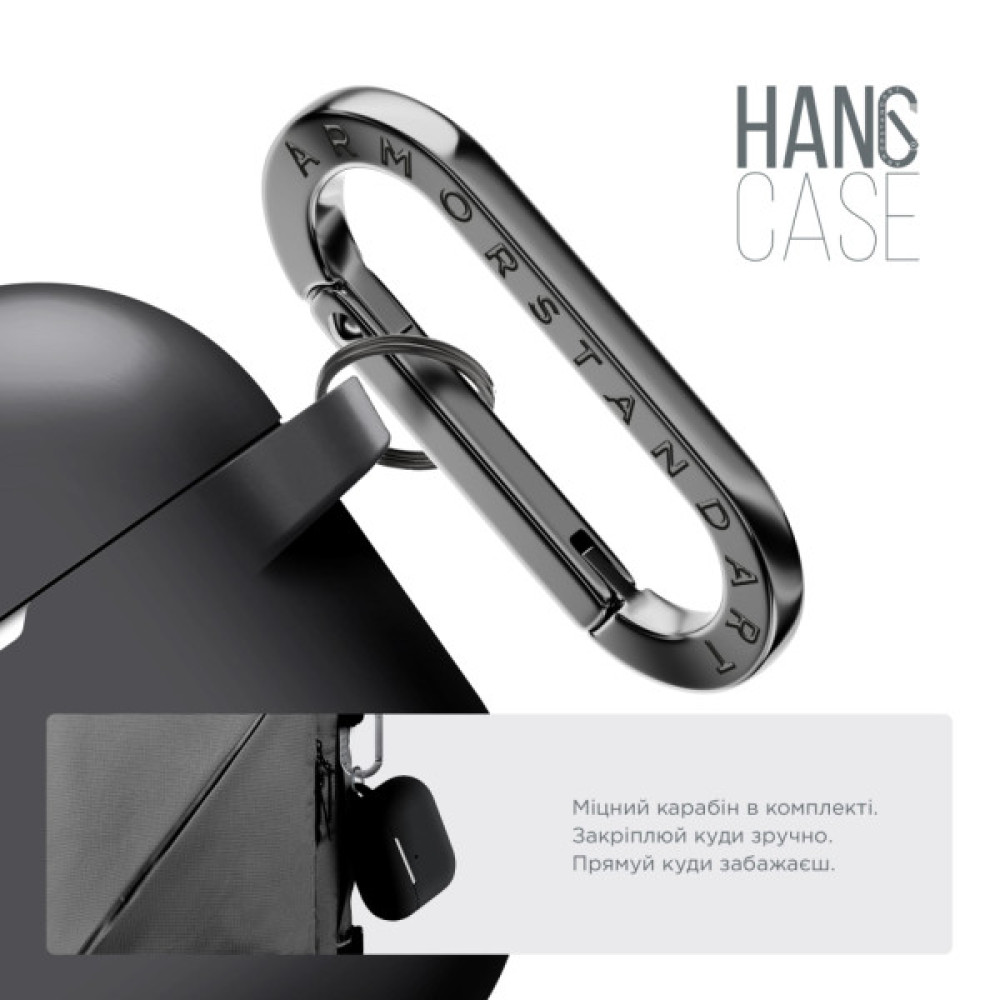 Чохол для навушників Armorstandart Hang Case For Apple Airpods Pro Black (ARM56055)