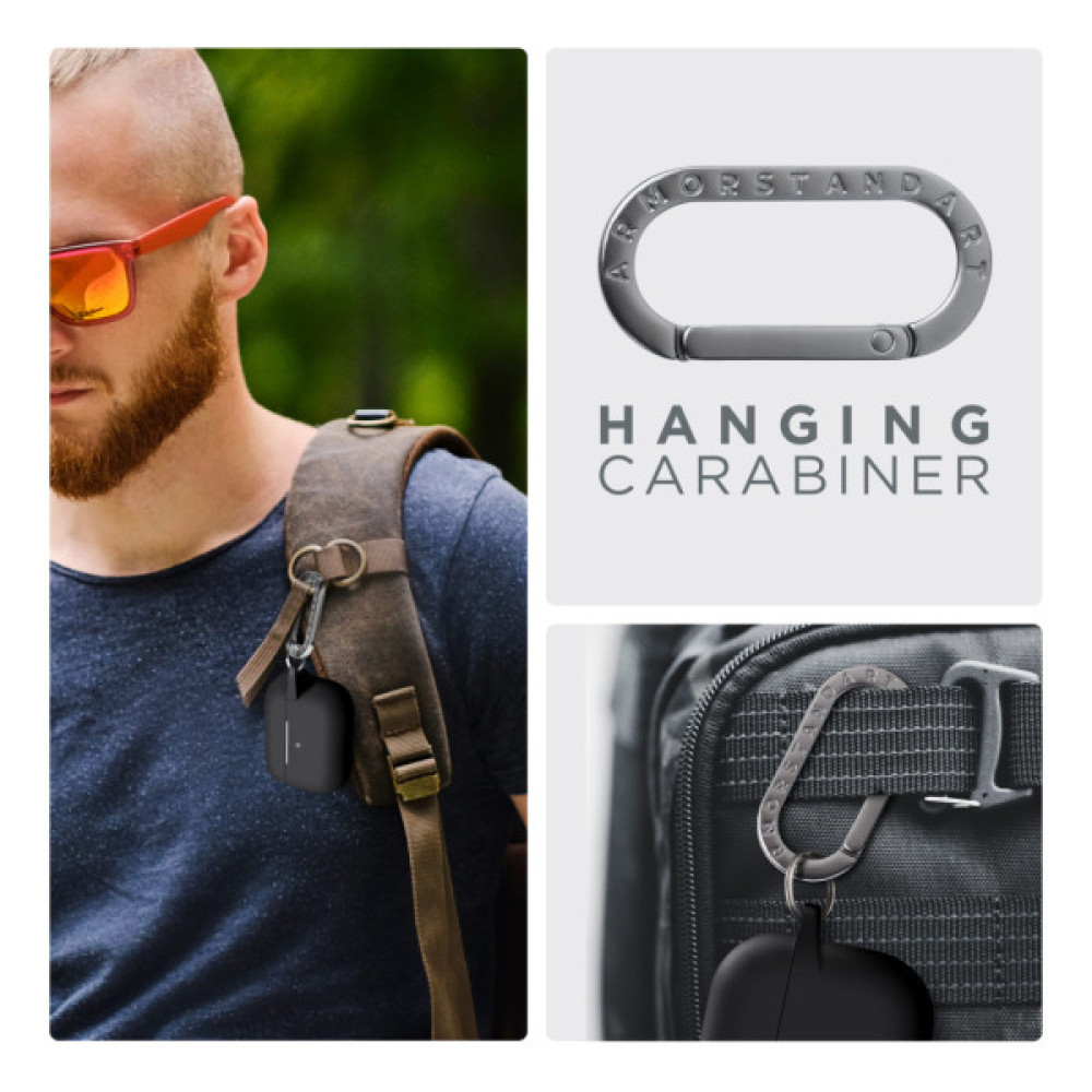 Чохол для навушників Armorstandart Hang Case For Apple Airpods Pro Black (ARM56055)