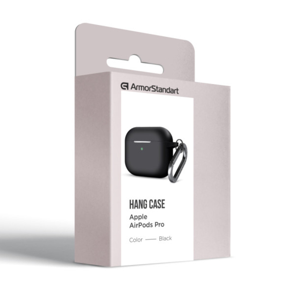 Чохол для навушників Armorstandart Hang Case For Apple Airpods Pro Black (ARM56055)