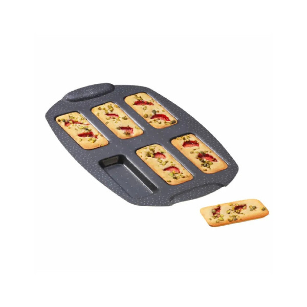 Форма для випікання Tefal PerfectBake, 6 форм, прямокутний, 21х29см, алюміній, коричневий (J5734402)