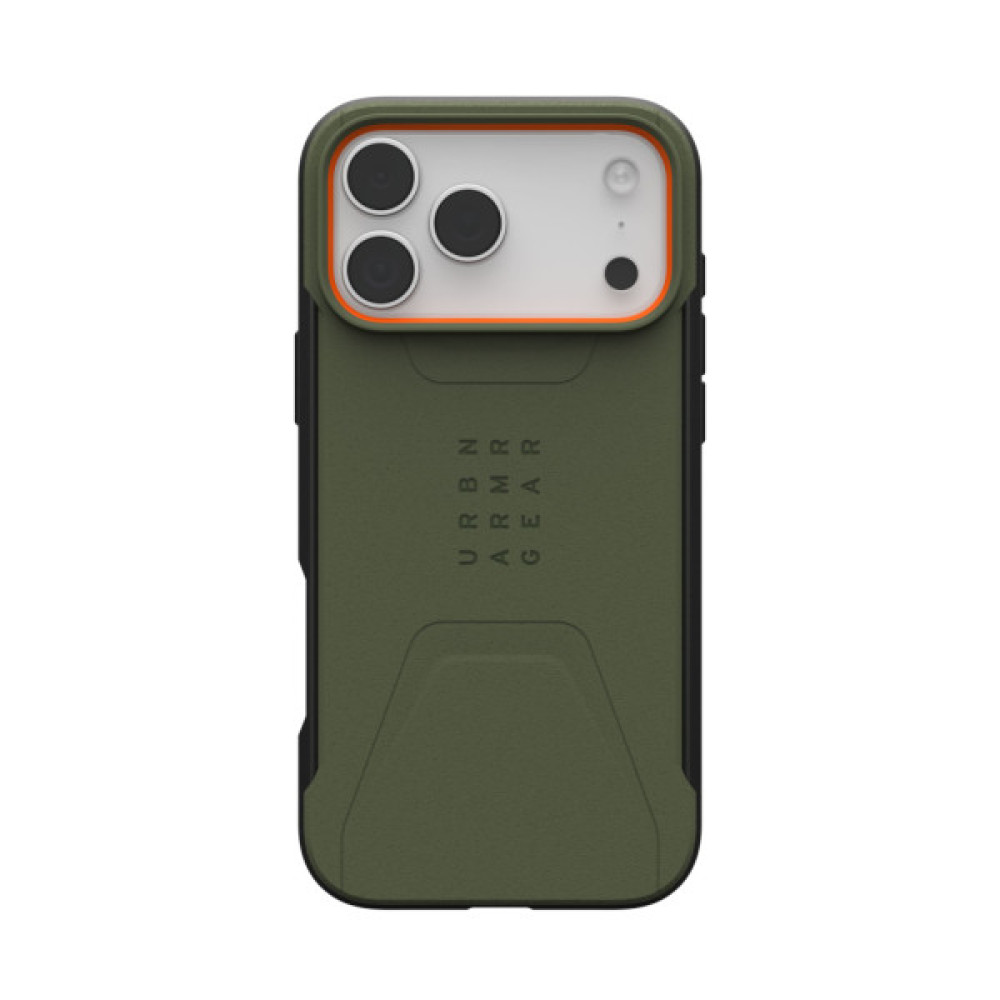 Чохол до мобільного телефона UAG iPhone 17 Pro Max Civilian MagSafe Olive/Orange (114546117297) Чохол до мобільного телефона UAG iPhone 17 Pro Max Civilian MagSafe Olive/Orange (114546117297)