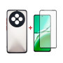 Чохол до мобільного телефона Dengos Oppo Reno12 F 4G Case Matte + Glass (Black) (DG-KM-157) Чохол до мобільного телефона Dengos Oppo Reno12 F 4G Case Matte + Glass (Black) (DG-KM-157)