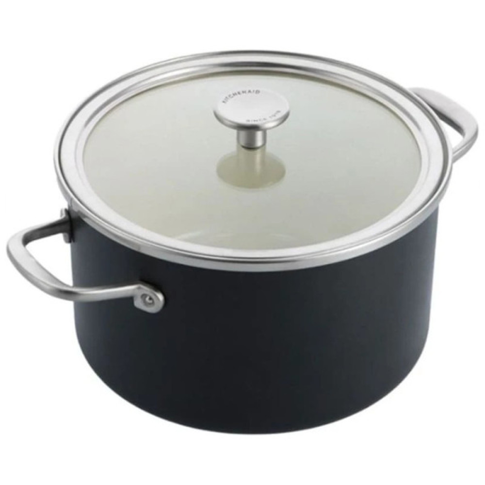 Каструля KitchenAid Steel Core 24 см 6 л матовий чорний (CC006001-001) Каструля KitchenAid Steel Core 24 см 6 л матовий чорний (CC006001-001)