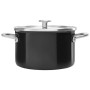 Каструля KitchenAid Steel Core 24 см 6 л матовий чорний (CC006001-001) Каструля KitchenAid Steel Core 24 см 6 л матовий чорний (CC006001-001)