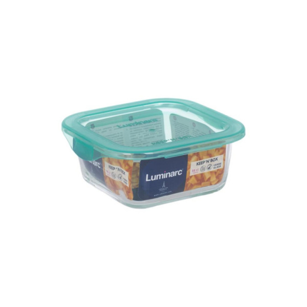 Харчовий контейнер Luminarc Keep'n Box Lagoon квадр. 380 мл (P5522)