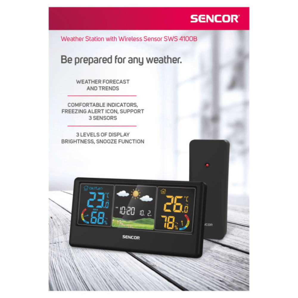 Метеостанція Sencor SWS4100B