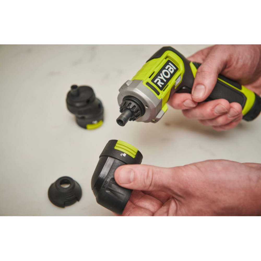 Викрутка акумуляторна Ryobi USB Lithium RSD4-120T 4В 1х2А·год 5Нм 200об·хв 10 біт 0.31кг кейс