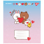 Зошит Yes Line Friends. Love letter 12 аркушів лінія (766948) Зошит Yes Line Friends. Love letter 12 аркушів лінія (766948)