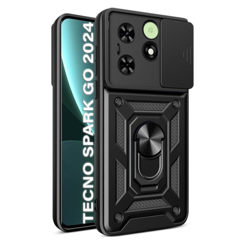 Чохол до мобільного телефона BeCover Military Tecno Spark Go 2024 (BG6) Black (710684) Чохол до мобільного телефона BeCover Military Tecno Spark Go 2024 (BG6) Black (710684)