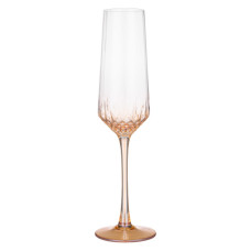 Набір келихів Ardesto Black Mars Favola 220мл, 2шт, скло, прозоро-золотистий (AR2622G)