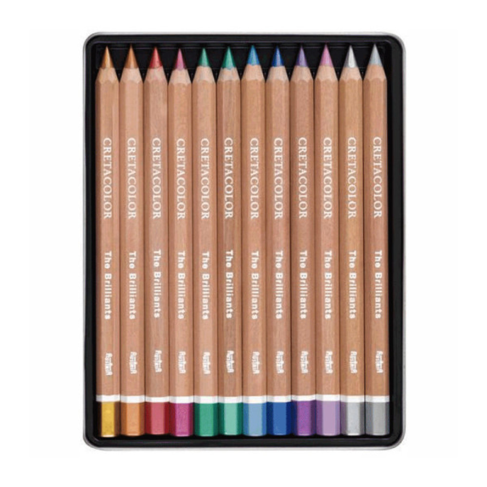 Олівці кольорові Cretacolor MEGACOLOR THE BRILLIANTS, 12 кольорів (9014400301521)