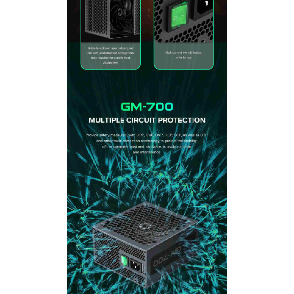 GAMEMAX GM-700 Modular  (GM-700  Modular )