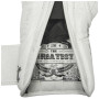 Боксерські рукавички Leone GN111 The Greatest White 16 унцій (бинти в комплекті) (GN111_White_16oz)