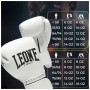 Боксерські рукавички Leone GN111 The Greatest White 16 унцій (бинти в комплекті) (GN111_White_16oz)